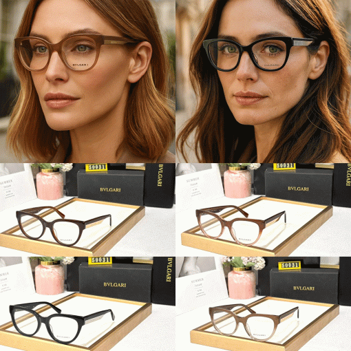 BVLGARI Premium Luxury 50031 Women Optical Frames