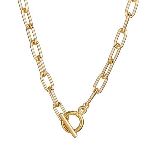 BLAIR – Alloy & Brass Gold Polish Chain Style Neckpiece - Image 2