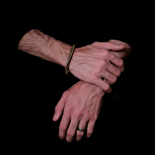 Eclipse - Gold Black Bracelet - Image 2