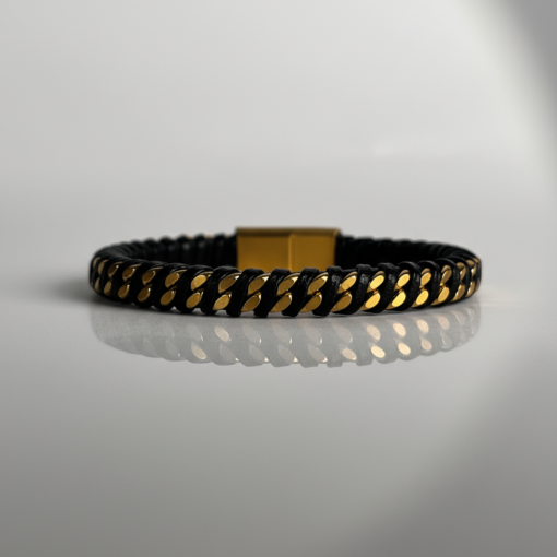Eclipse - Gold Black Bracelet - Image 6