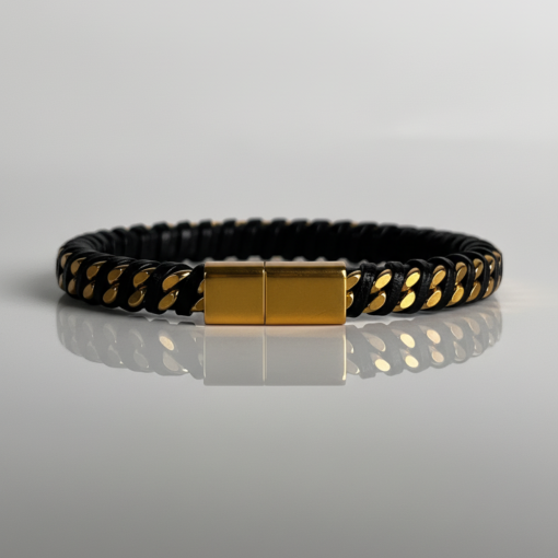 Eclipse - Gold Black Bracelet - Image 5