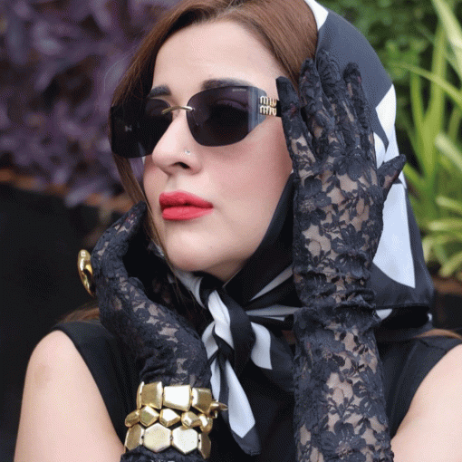 MIU MIU Premium Luxury Women 58158 Aviators - Image 10