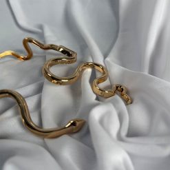 Alternative view of Medyora- Elegant Gold Collar Necklace