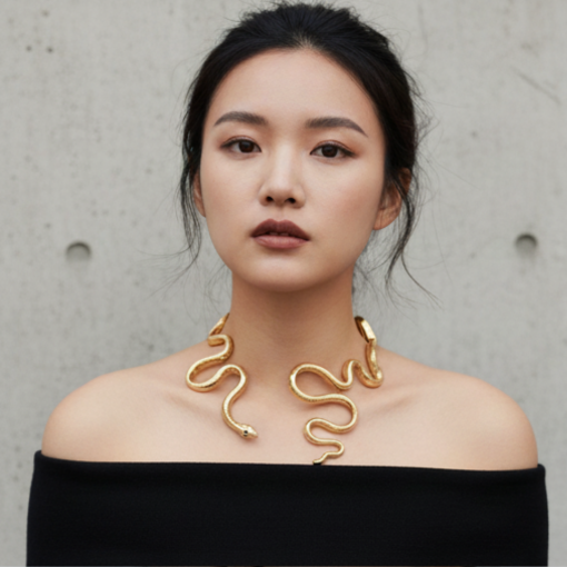 Medyora- Elegant Gold Collar Necklace - Image 7