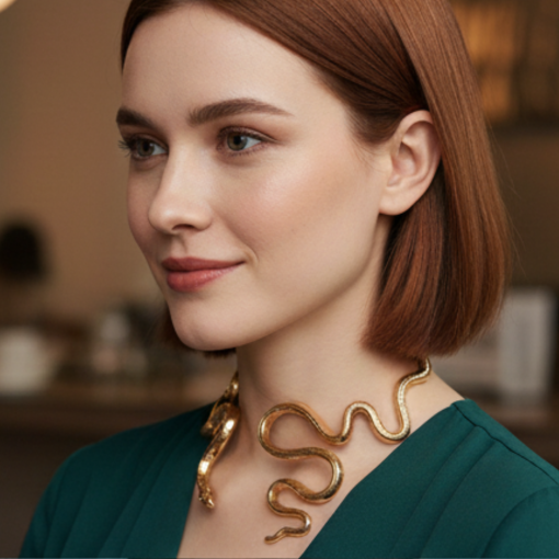 Medyora- Elegant Gold Collar Necklace - Image 6