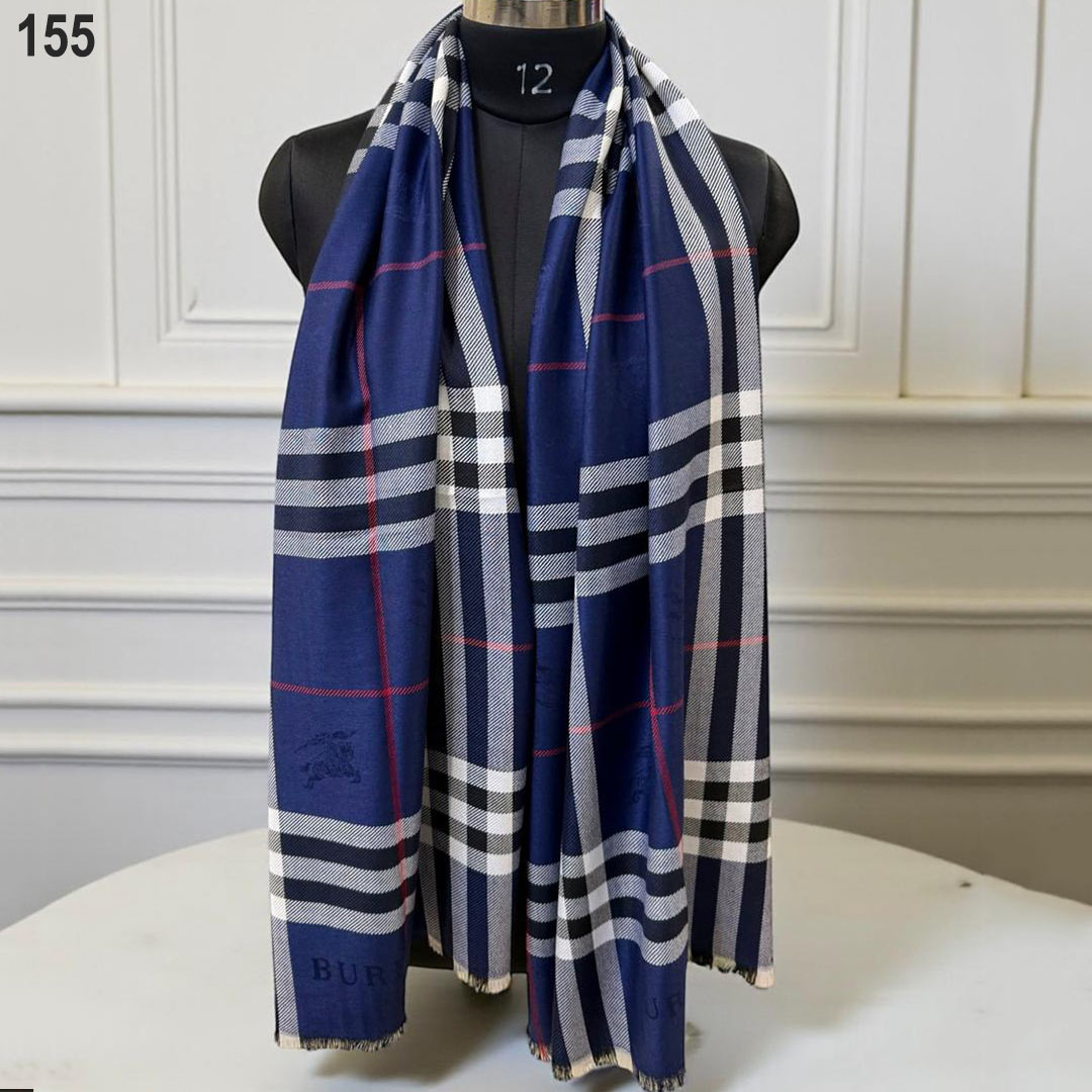 Heritage Check – Semi Woollen Stole - Image 5