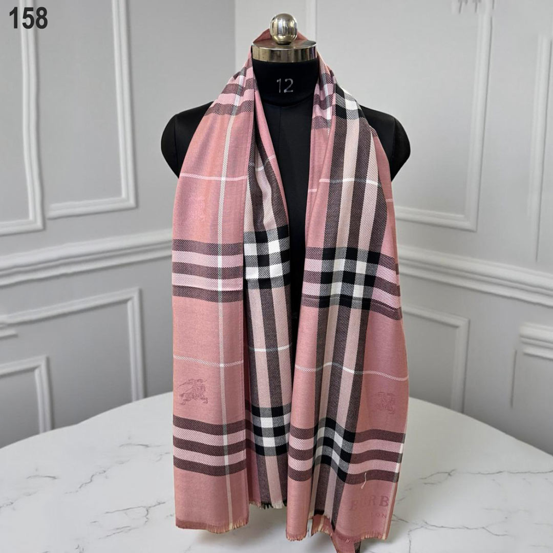 Heritage Check – Semi Woollen Stole - Image 8