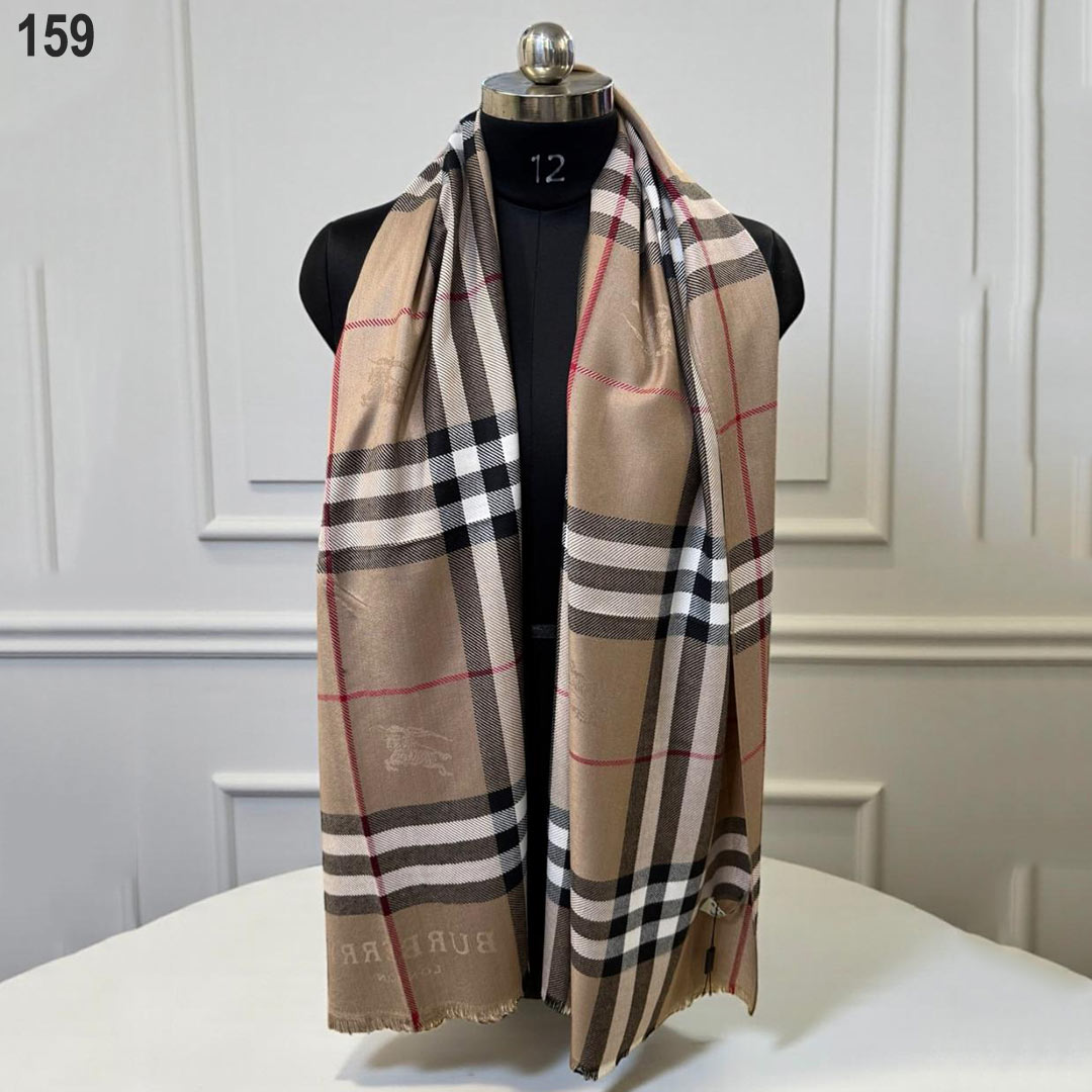 Heritage Check – Semi Woollen Stole - Image 9