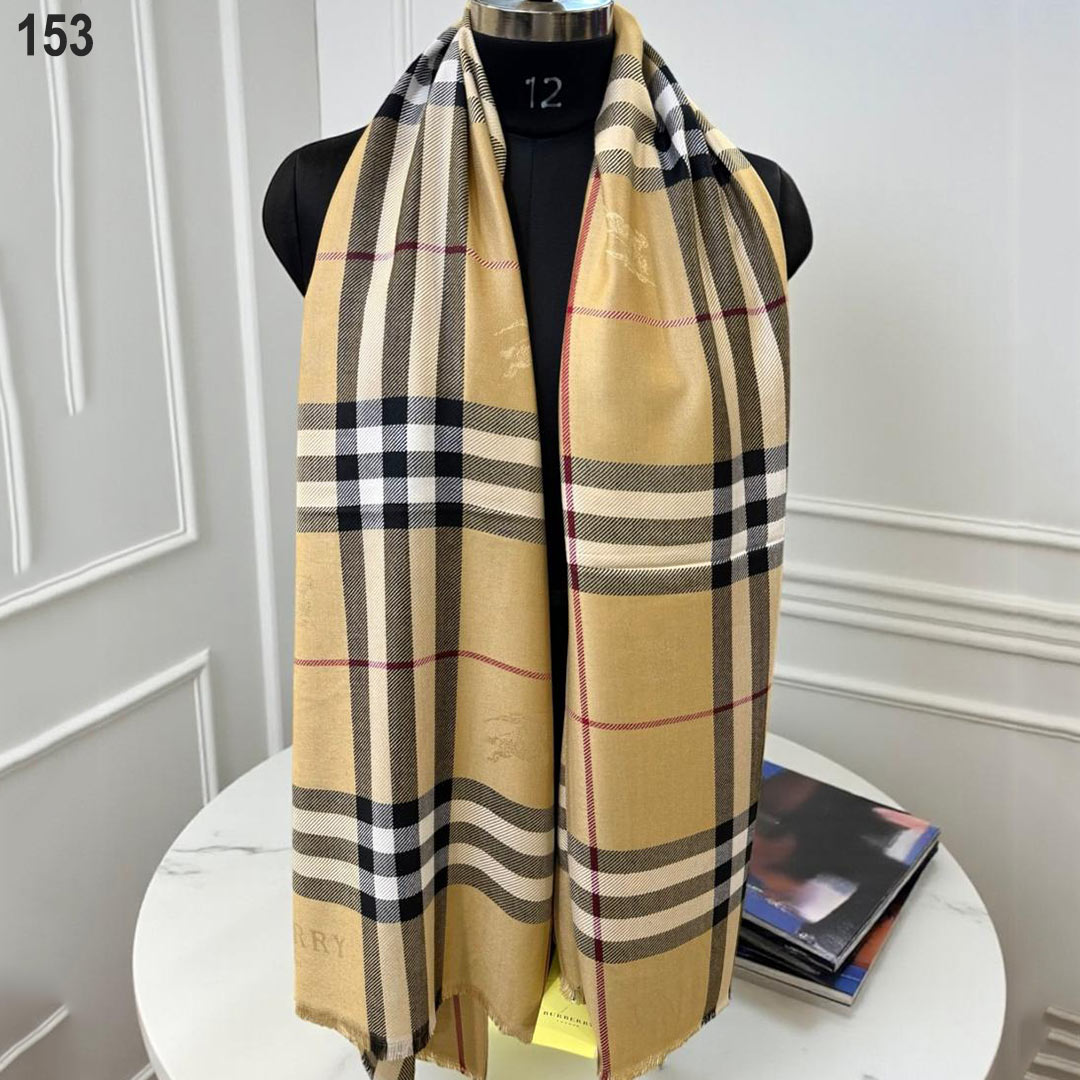 Heritage Check – Semi Woollen Stole - Image 3