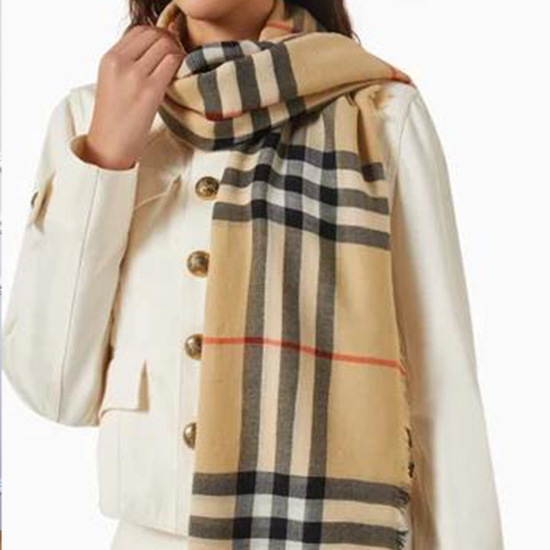 Heritage Check – Semi Woollen Stole - Image 11