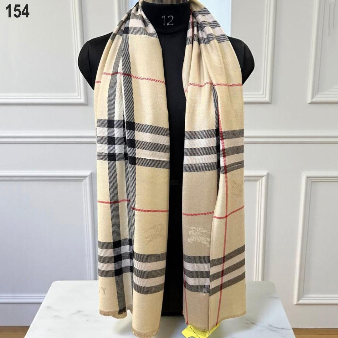 Heritage Check – Semi Woollen Stole - Image 4