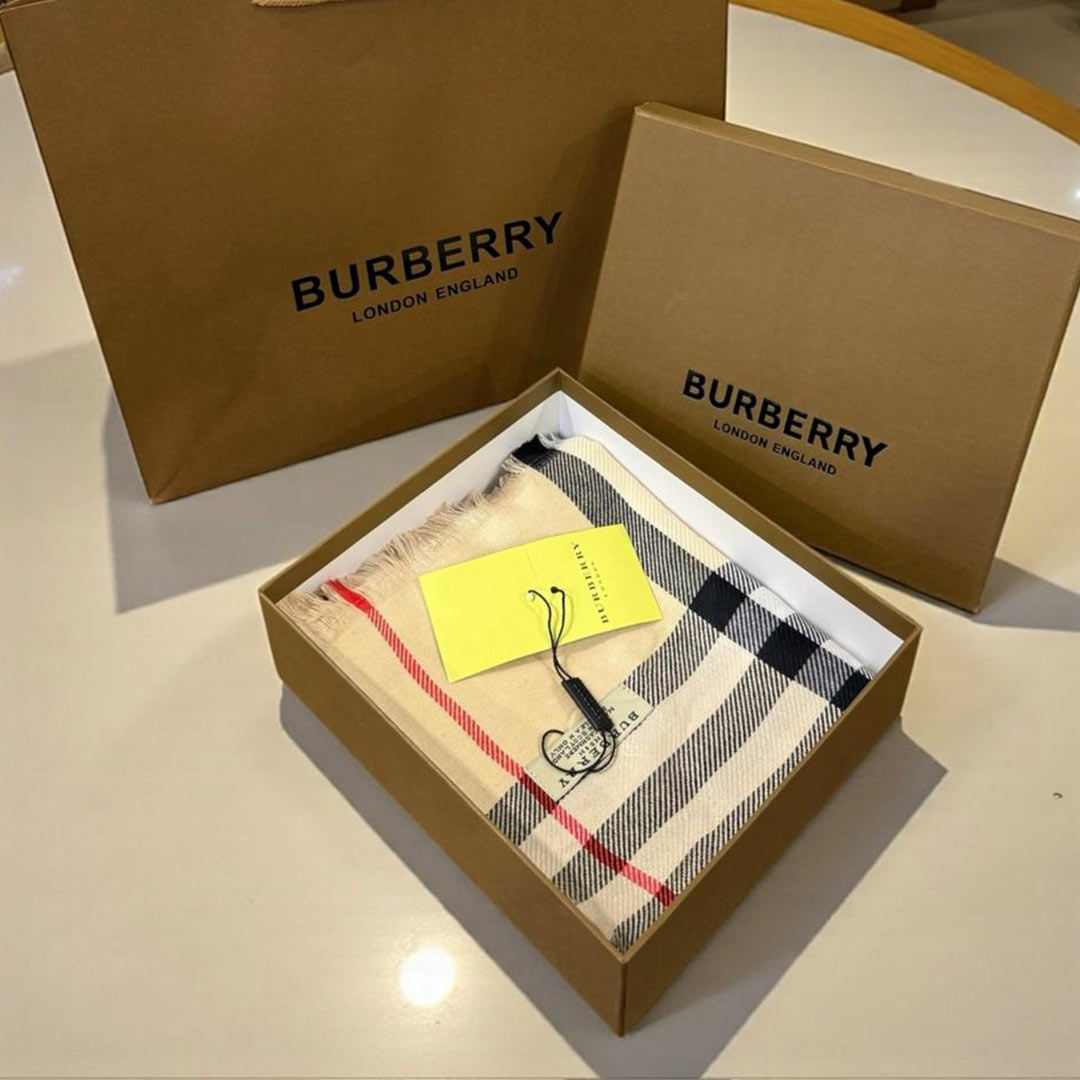 Heritage Check – Semi Woollen Stole - Image 19