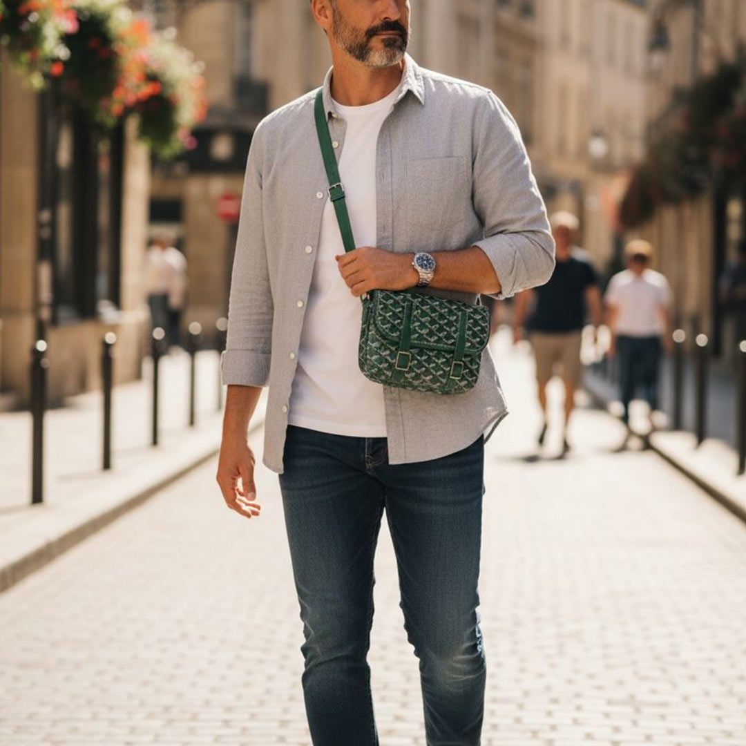 Premium GOYRD Geometric Crossbody Bag - Image 4