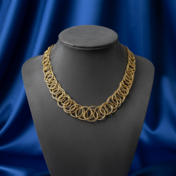Alternative view of Orbelle - Radiant Gold Statement Necklace