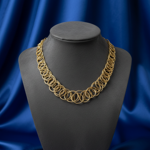 Orbelle - Radiant Gold Statement Necklace - Image 2
