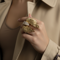 Divine – Angel Wing Statement Ring