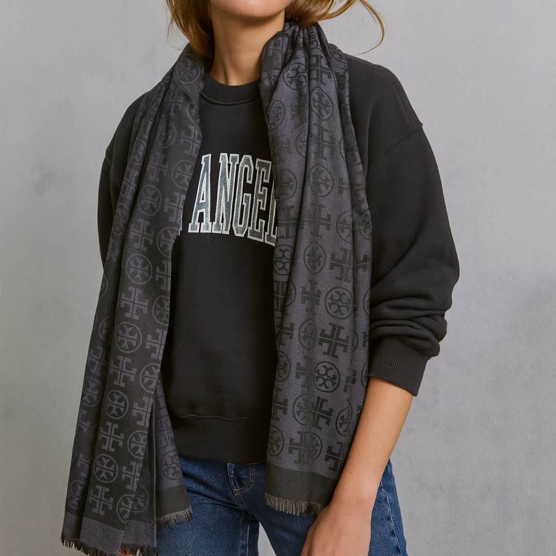 TORI Premium Unisex Semi woollen Scarf - 57