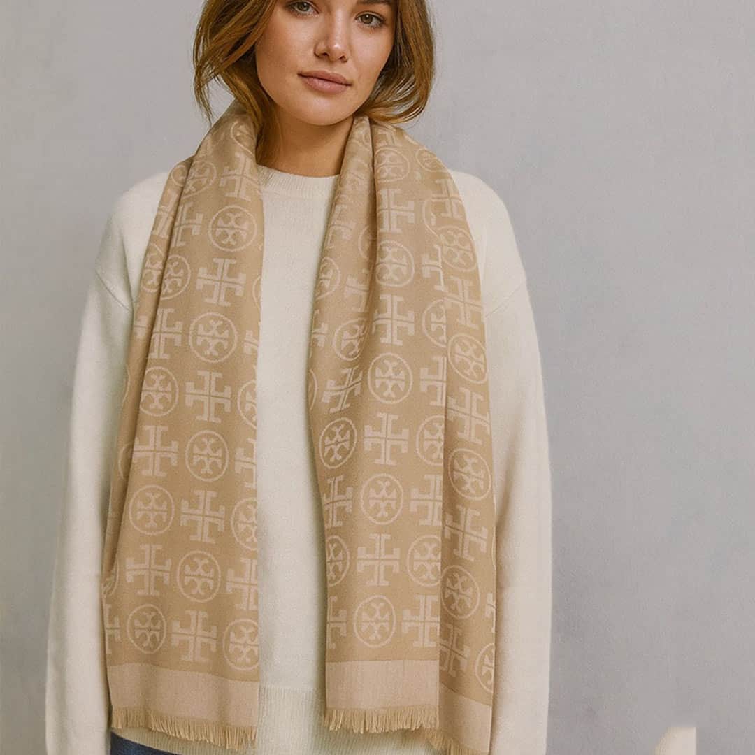 TORI Premium Unisex Semi woollen Scarf - 55