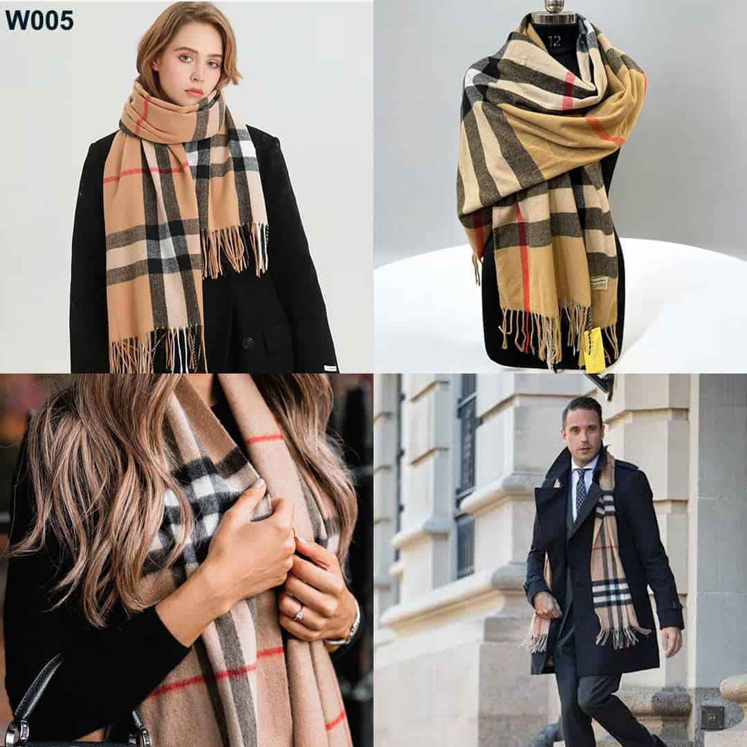 BB Classic Check Unisex Woolen Scarf W005