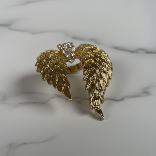 Divine – Angel Wing Statement Ring - Image 3