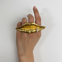 Alternative view of Kiss - The gold Plated Ring