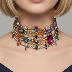 Emerastone - Multicolor Emerald Fancy Choker