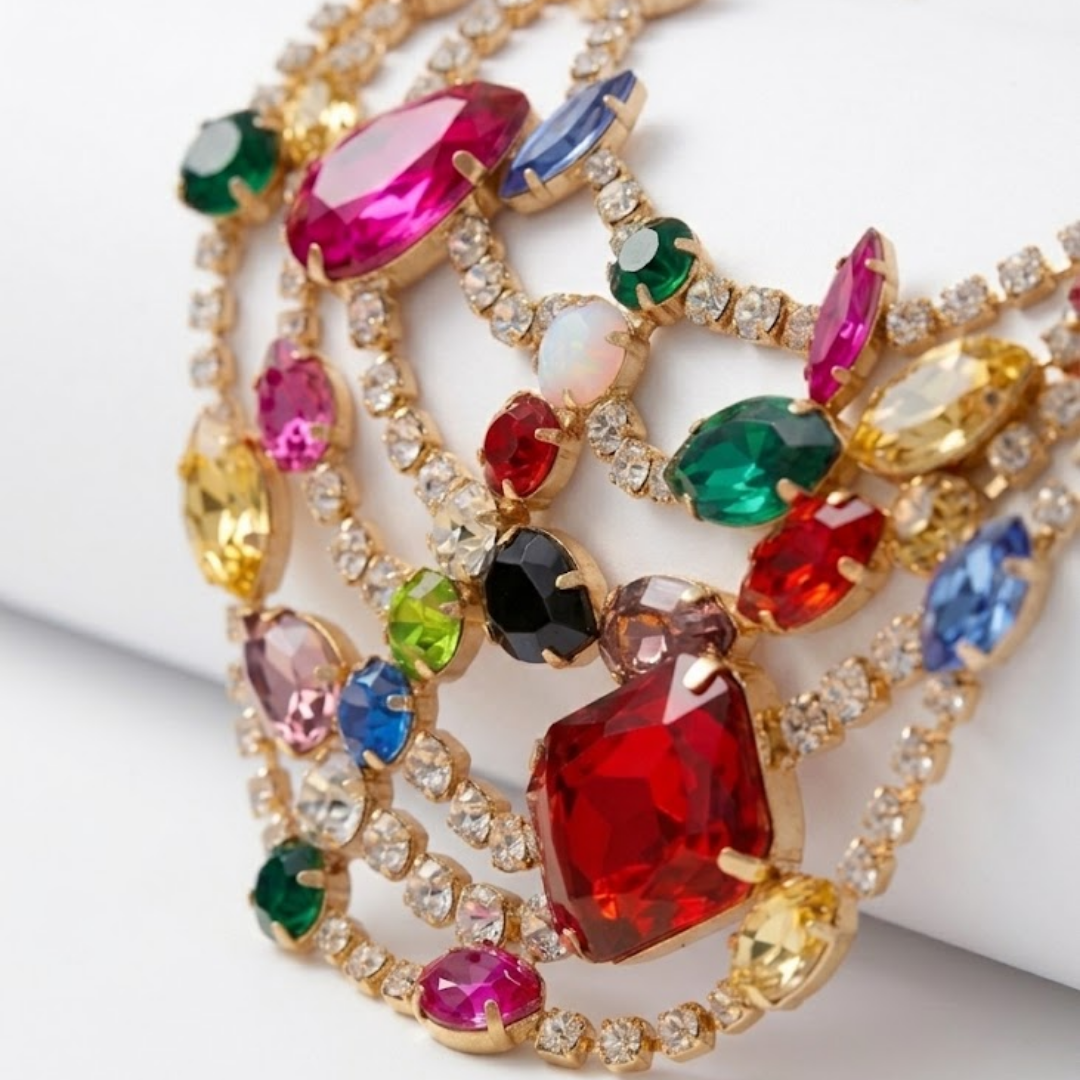 Emerastone - Multicolor Emerald Choker - Image 3
