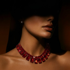 Exotica - Rhinestone Vintage Necklace