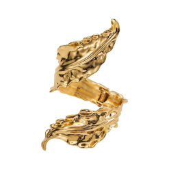The Last Leaf – Gold Statement Cuff