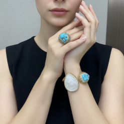 Seastone – Pearl & Turquoise Duo Set