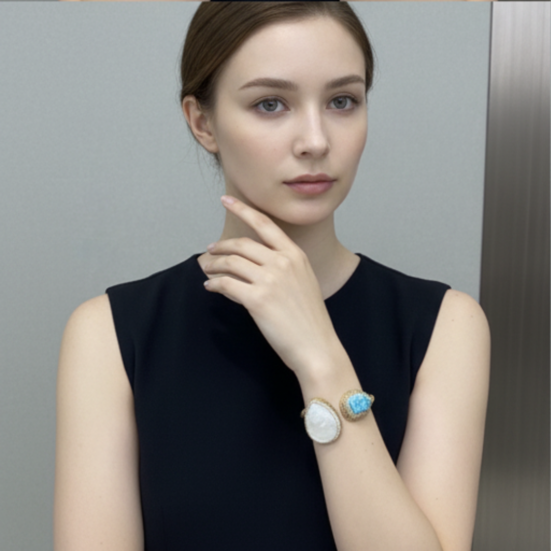 Seastone – Pearl & Turquoise Duo Set - Image 5