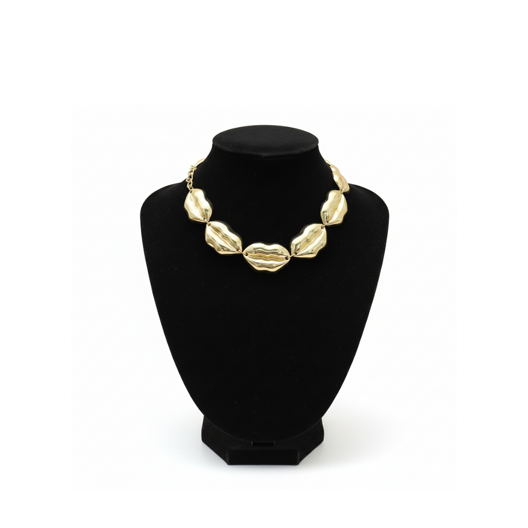 Lipcraft - Chunky Abstract Choker Necklace - Image 2