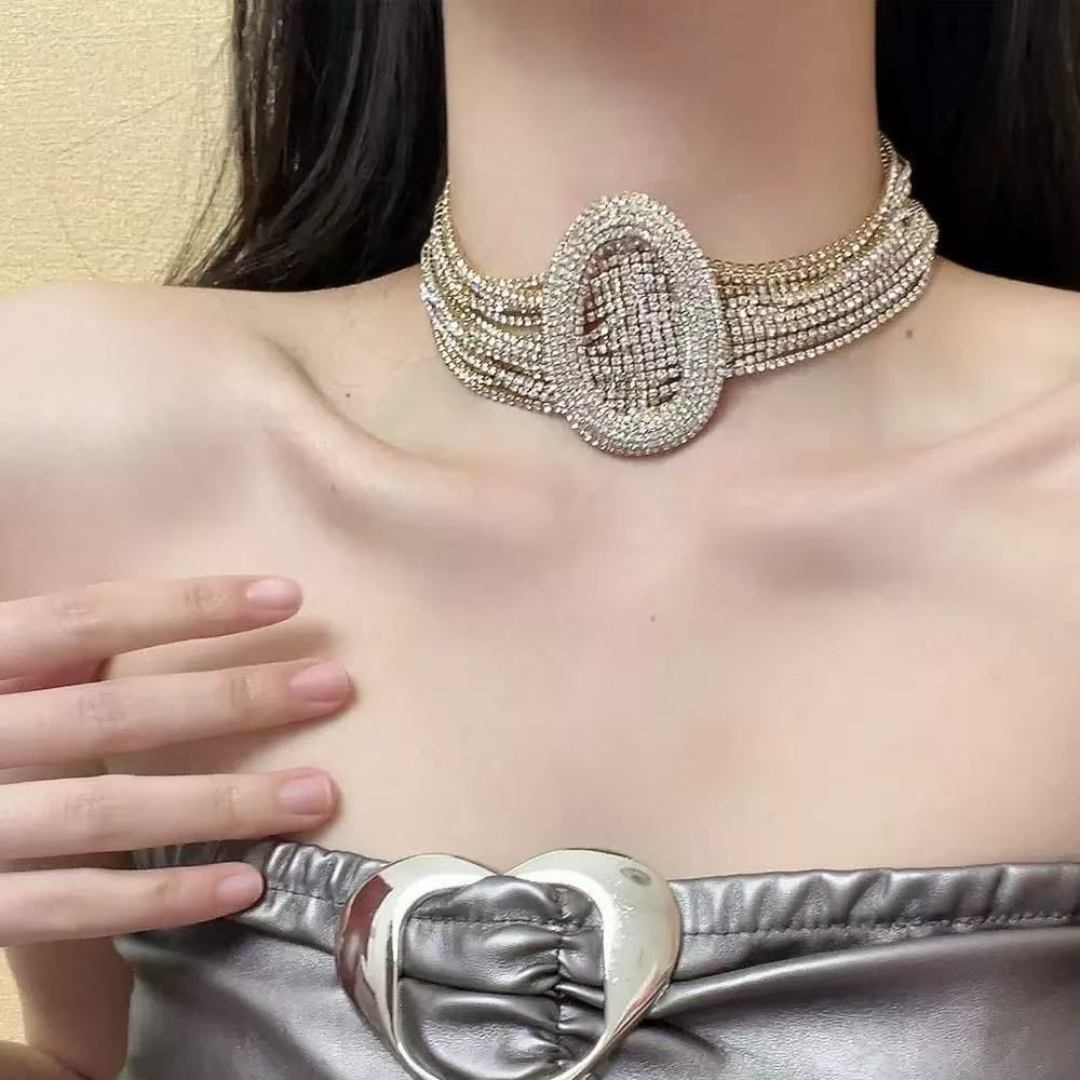 Luminare – Luxury Crystal Choker Necklace - Image 4