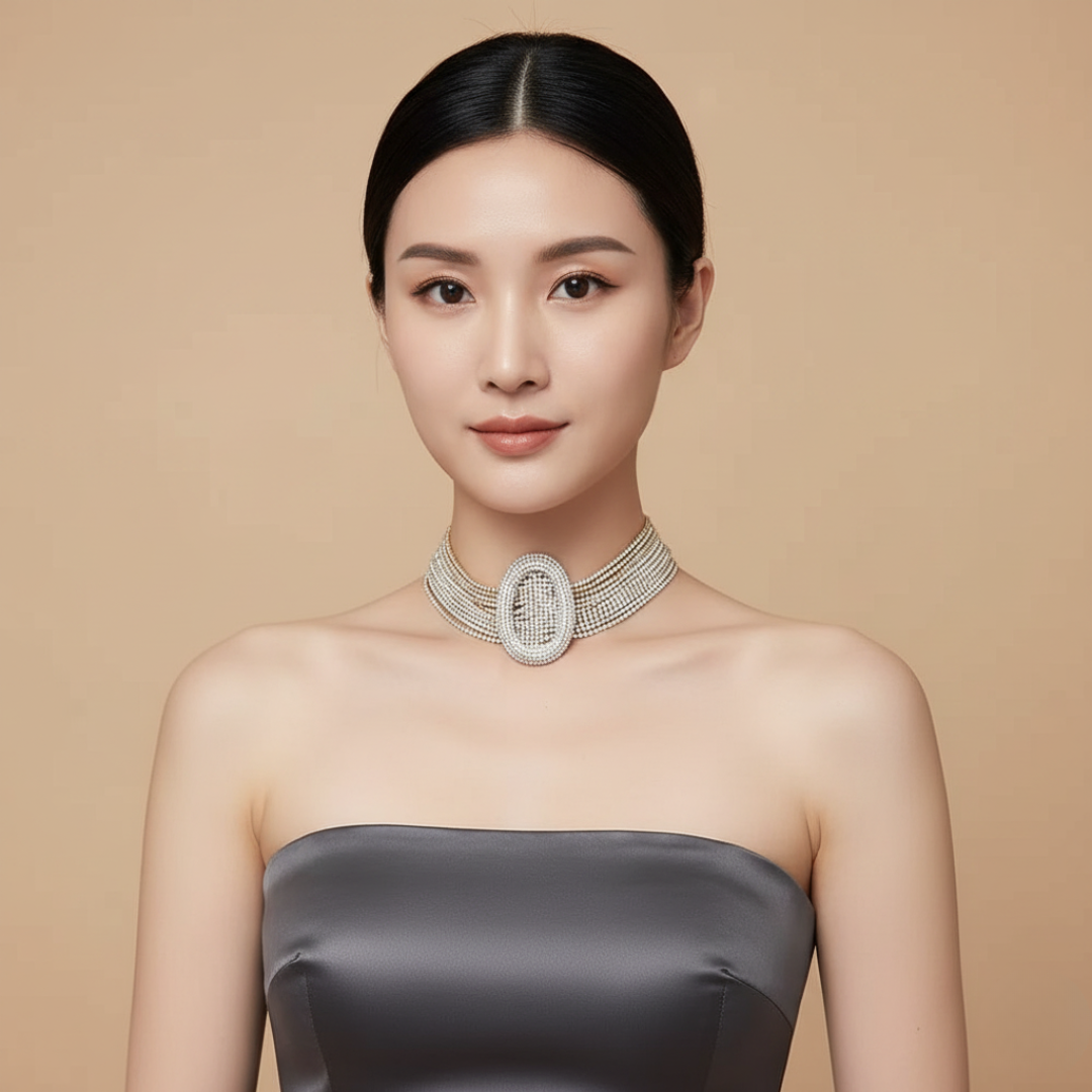 Luminare – Luxury Crystal Choker Necklace - Image 5