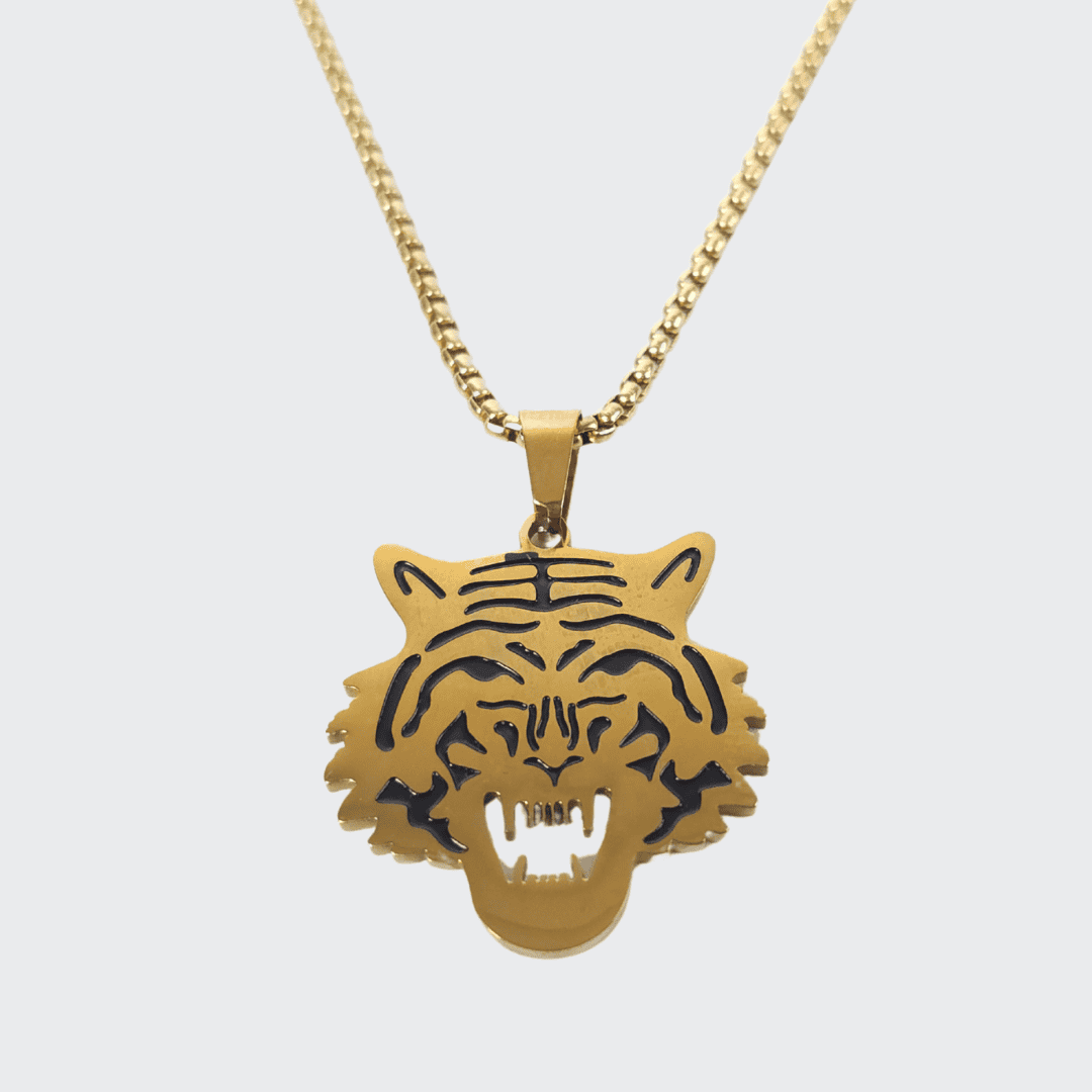 The Royal Tiger - Stainless Steel Pendant - Image 2
