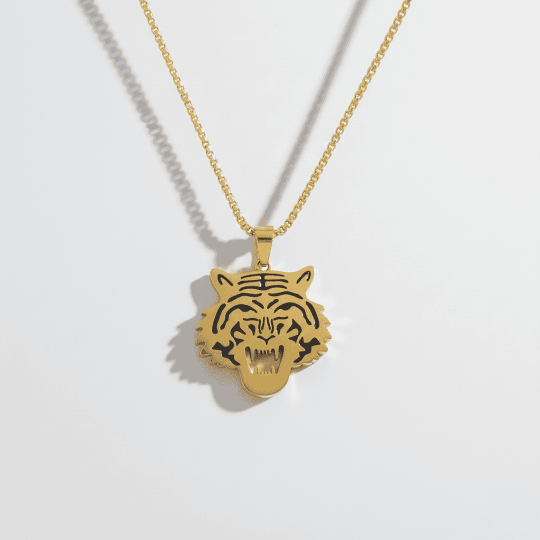 The Royal Tiger - Stainless Steel Pendant - Image 4