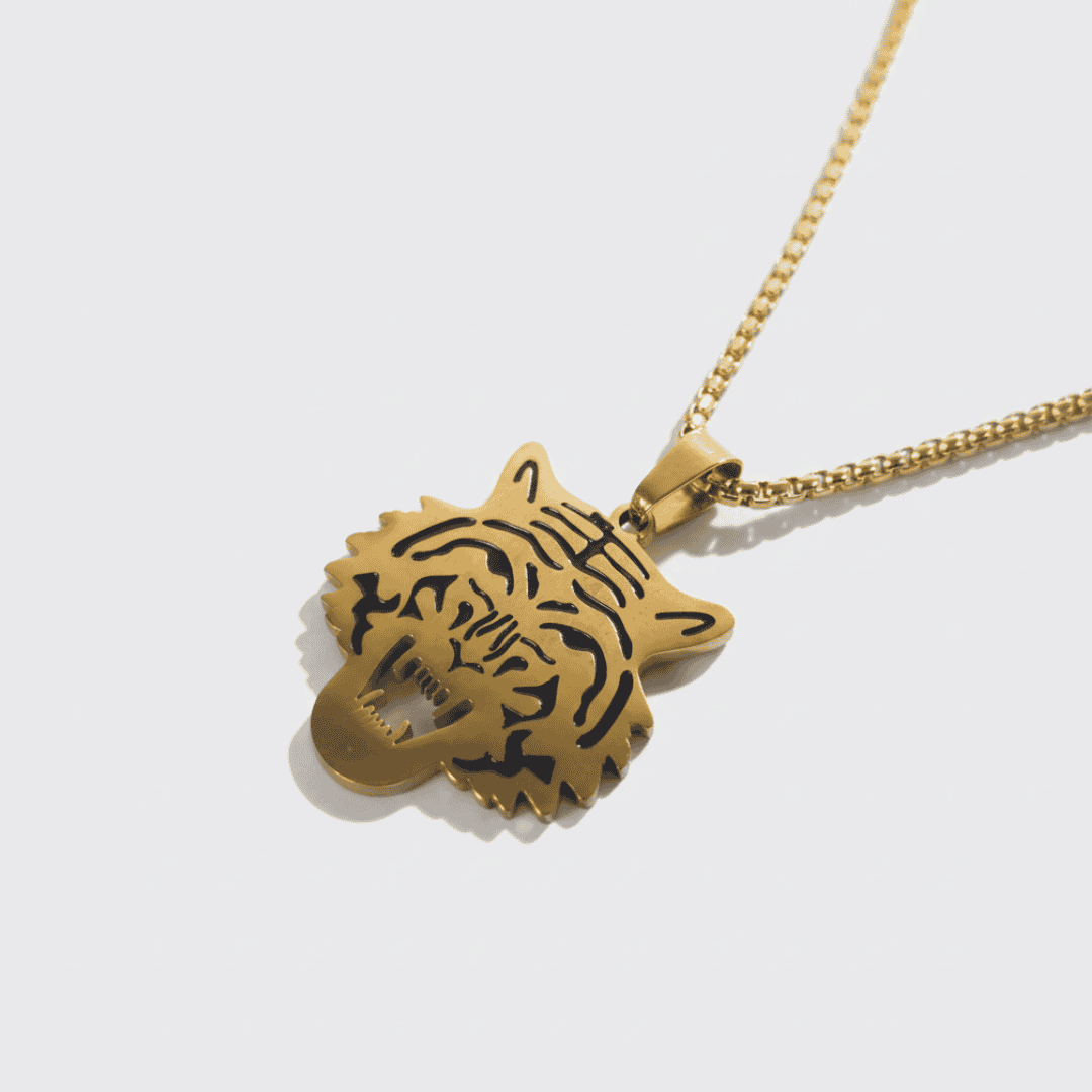 The Royal Tiger - Stainless Steel Pendant - Image 3