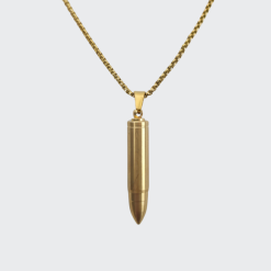Alternative view of Golden Bullet Pendant