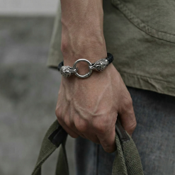 Alternative view of Savage – Steel & Midnight Weave Band