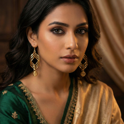 Alternative view of Golden Wing & Spiral Drops Set