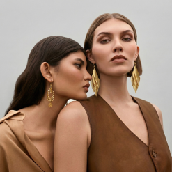 Golden Wing & Spiral Drops Set