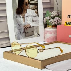 Alternative view of MIU MIU Luxe 22454 Women’s Aviators