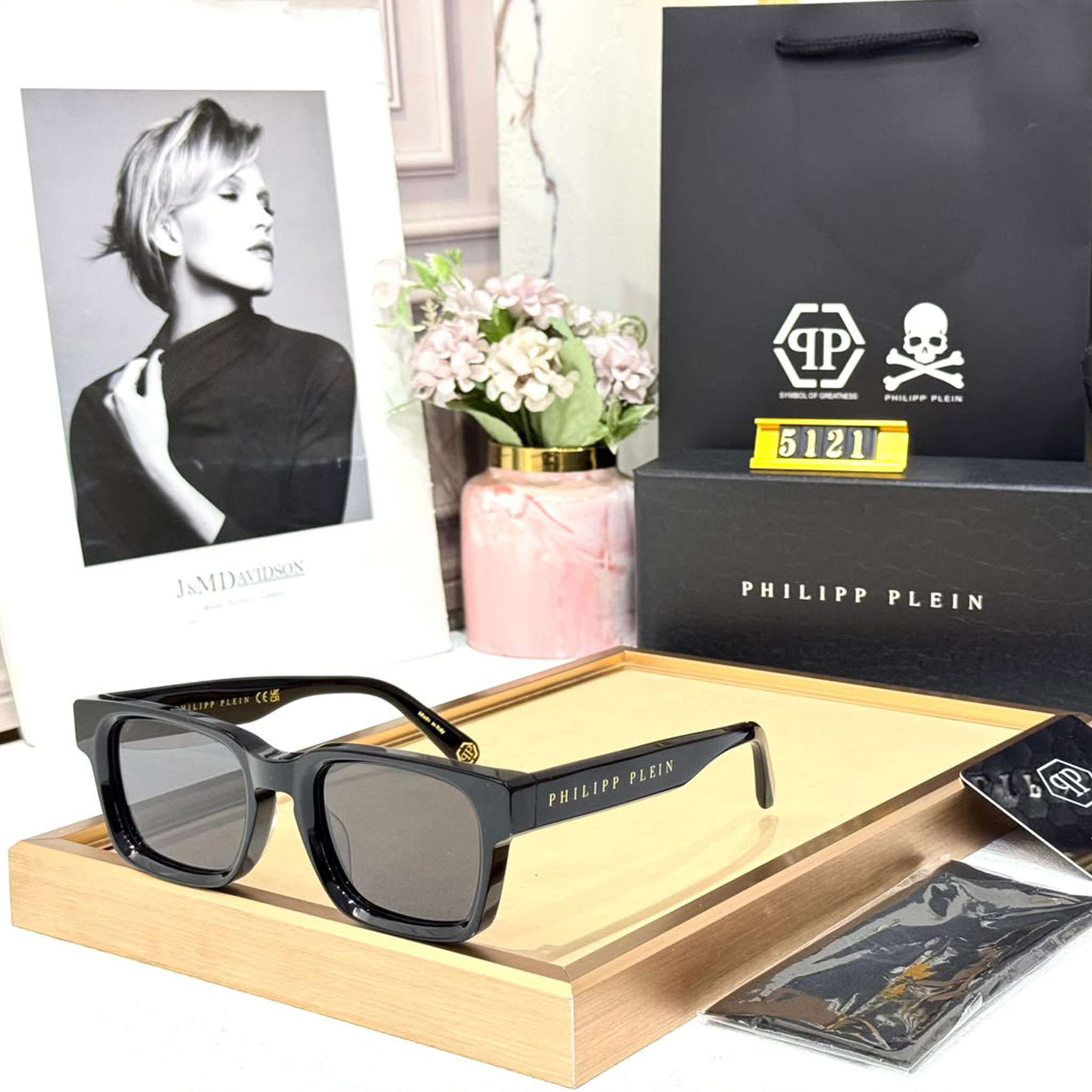 Philipp Plein Luxury Premium Women 5121 Wayfarers