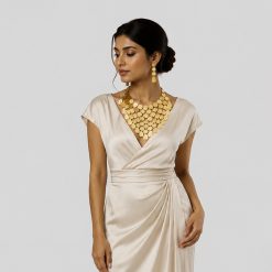 ORABELLA – LUXE GOLD BIB NECKLACE SET - Image 3