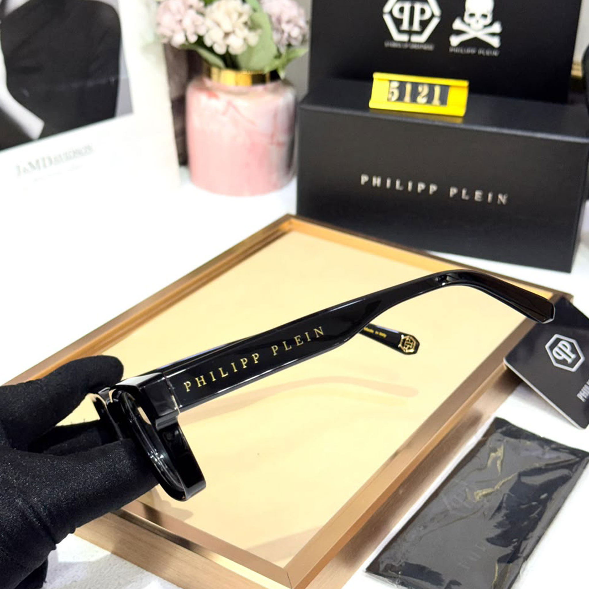 Philipp Plein Luxury Premium Women 5121 Wayfarers - Image 2