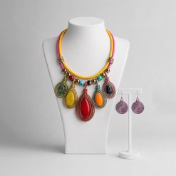 RIO SOUL – A VIBRANT BOHO NECKLACE & EARRINGS SET - Image 3