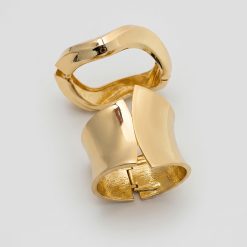 GOLDEN ARC- A MODERN METAL CUFF SET - Image 3