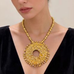 SOLARIS – SUNBURST STATEMENT NECKLACE