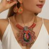 KALEIDOSCOPE – VIBRANT WIRE NECKLACE & EARRING SET