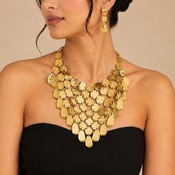 ORABELLA – LUXE GOLD BIB NECKLACE SET